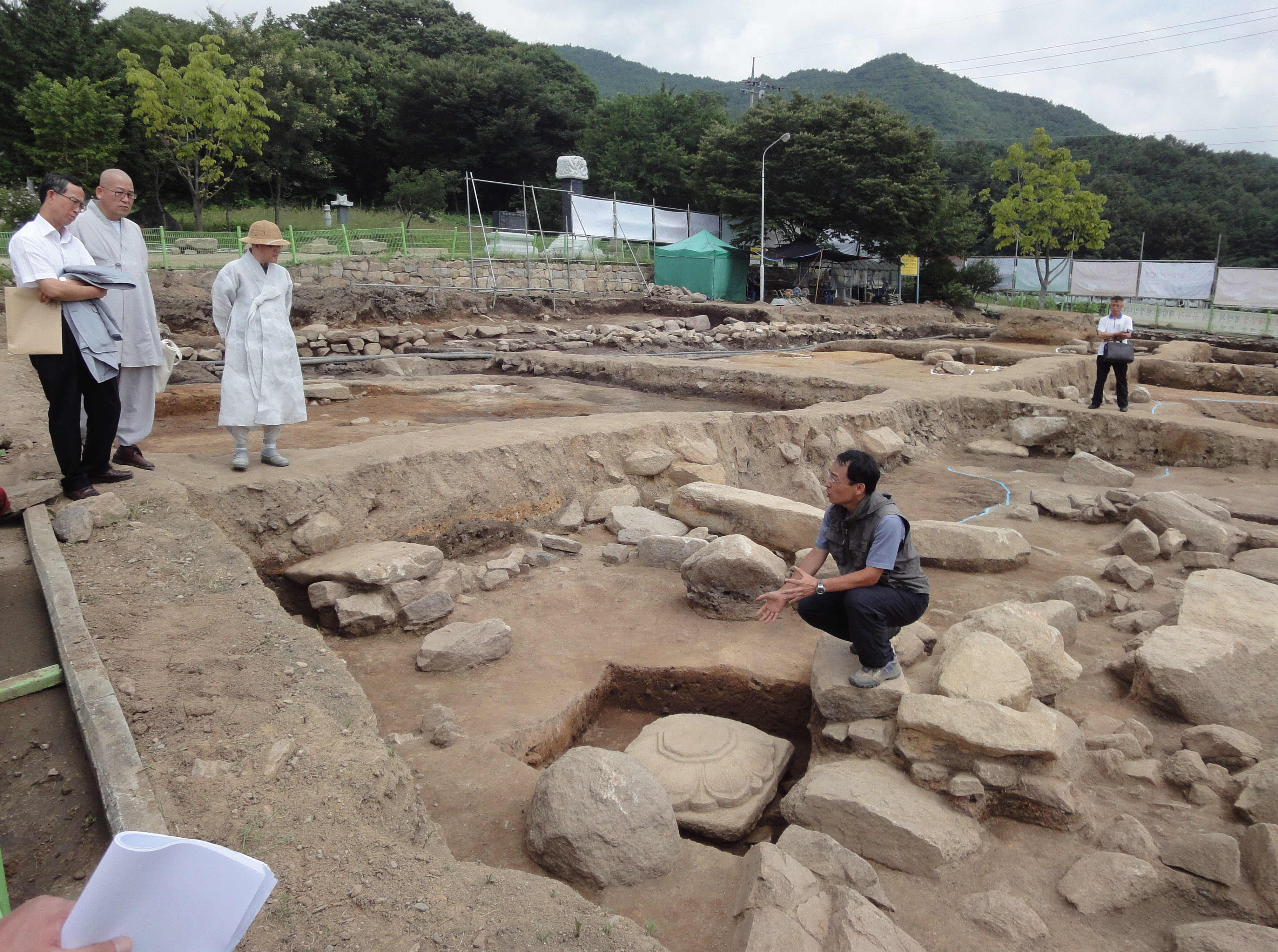 초조대장경 경판고지 추정 건물터 발굴